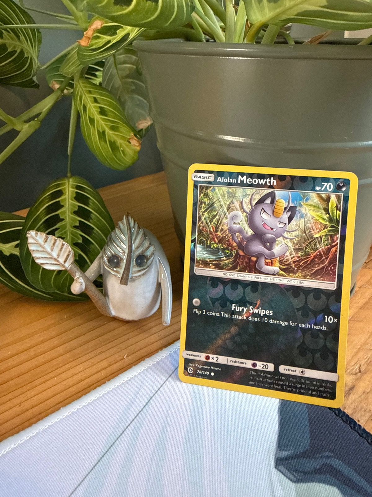 Alolan Meowth 78/149 Common SM Base Set Pokemon Reverse Holo NM