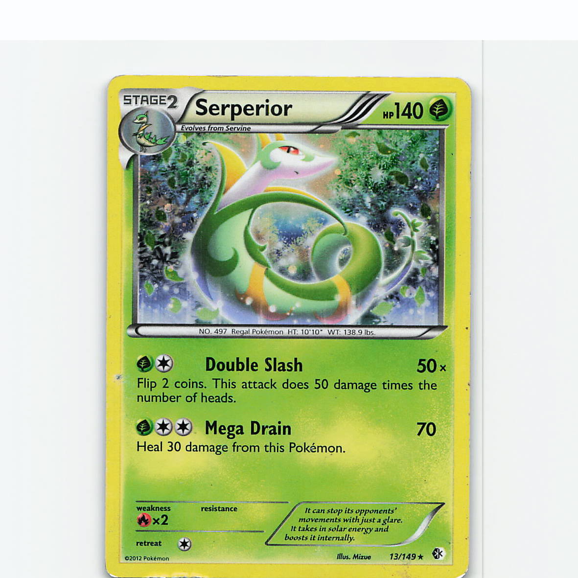 Serperior (Cosmos Holo) 013/149 Promo Blister Exclusives Pokemon Lightly Played